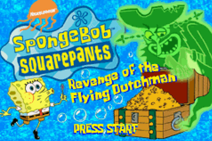 SpongeBob SquarePants Revenge of the Flying Dutchman Title Screen